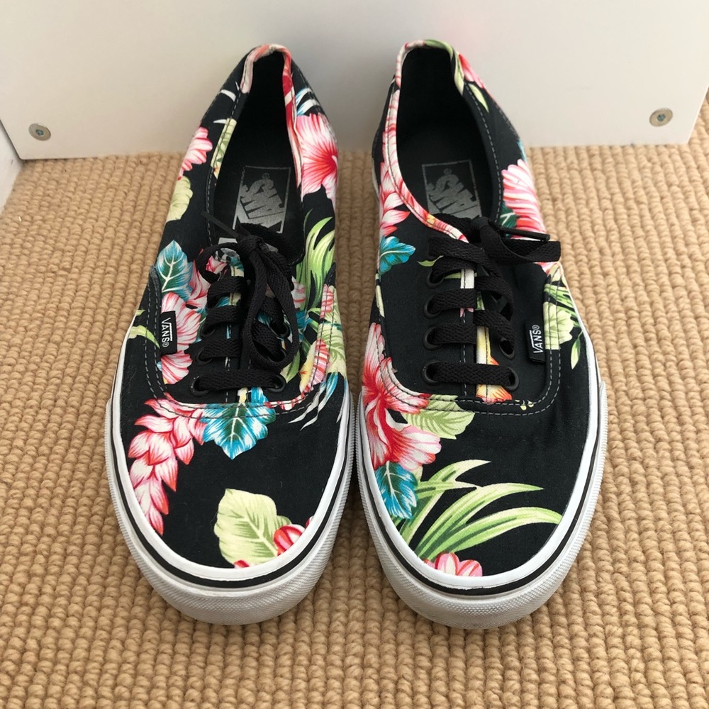 Tropical Vans low tops